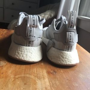 Size 8 1/2 NMDs lightly worn in good condition.